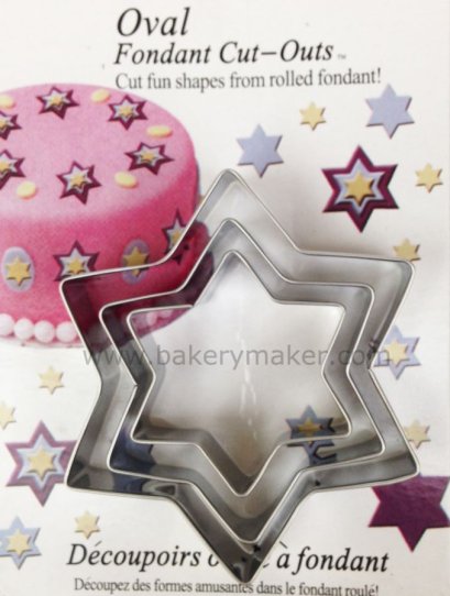 เซ็ทพิมพ์กดคุ้กกี้ / ฟองดอง รูปดาว 3 ขนาด